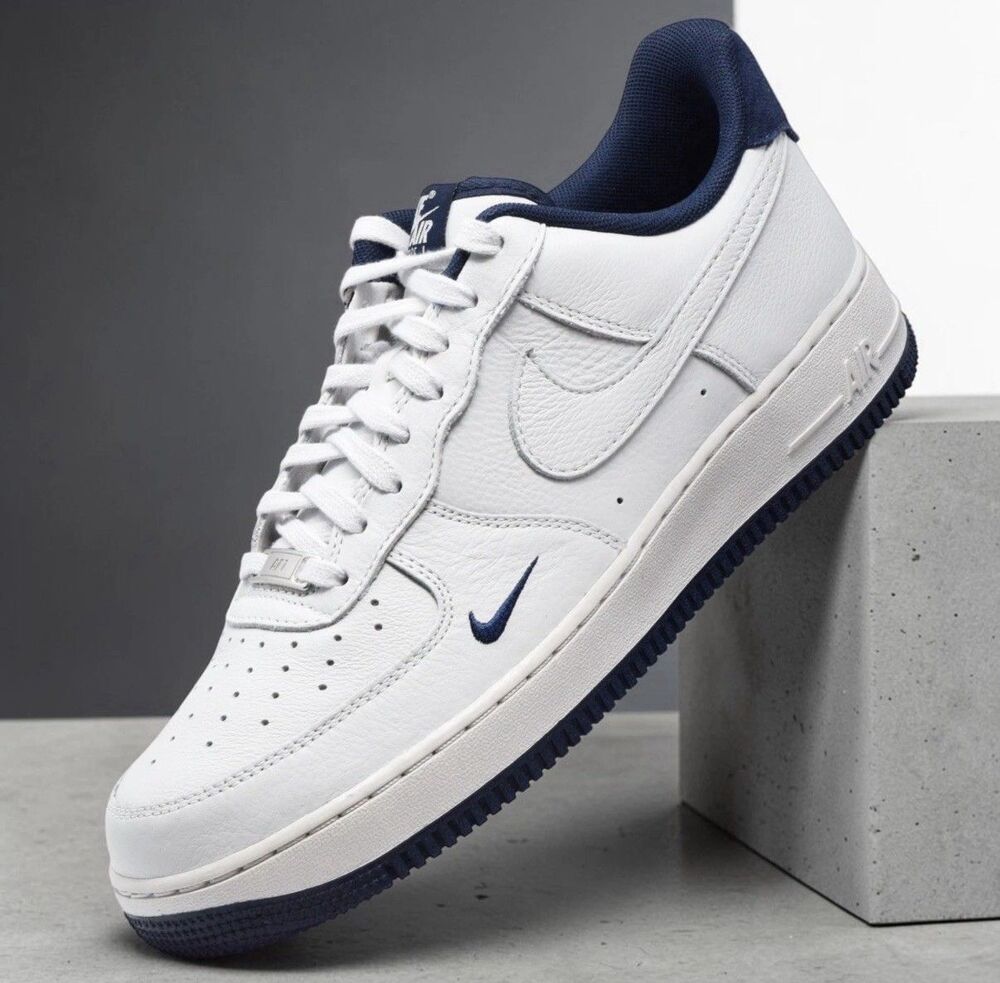 NEW Nike Air Force 1 '07 LV8 Photon Dust Obsidian Blue HM9483-001 Men's Size 10